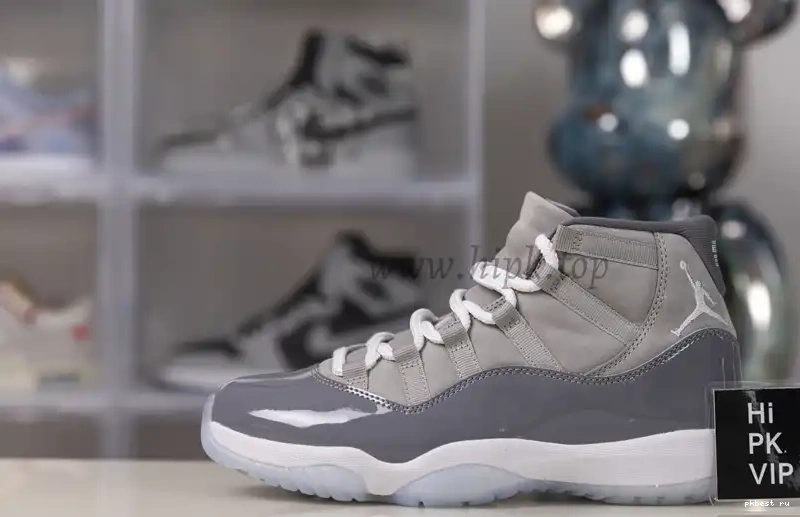 cool Air 11 PK ready retail to GOD materials grey ship Jordan 0522